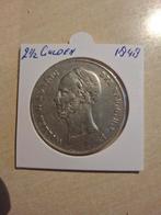 Zilveren Rijksdaalder 1848 - Willem II, Zilver, Ophalen of Verzenden, Losse munt, 2½ gulden