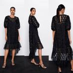 Zara kanten crochet jurk zwart maat M, Maat 38/40 (M), Verzenden, Zo goed als nieuw, Boven de knie