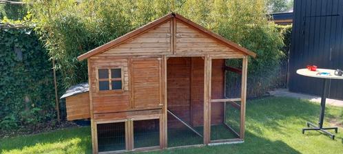 Zeer ruim kippenhok XXL, Dieren en Toebehoren, Pluimvee | Toebehoren, Zo goed als nieuw, Kippenhok of Kippenren, Ophalen