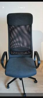 Ikea Markus bureaustoel - weinig gebruikt, Huis en Inrichting, Bureaustoelen, Ophalen, Zo goed als nieuw, Zwart, Bureaustoel