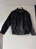 Leren herenjack, Ophalen of Verzenden, Zo goed als nieuw, Maat 48/50 (M), Zwart