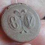 Bodemvondst Friesland: Knoop België met Initialen CV