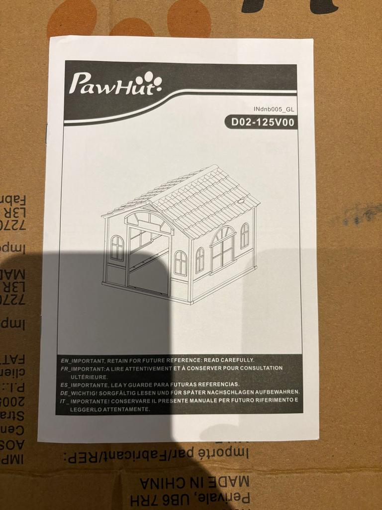 PawHut Hondenhok buiten, Weerbestendig, Dieren en Toebehoren, Ophalen of Verzenden, 65 tot 100 cm