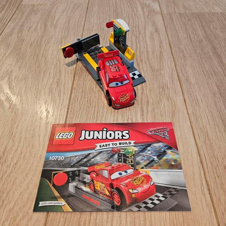 4x Lego Juniors Disney Pixar Cars 10730, 10731, 10732, 10733, Kinderen en Baby's, Speelgoed | Duplo en Lego, Zo goed als nieuw