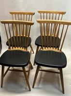 4 vintage stoelen, Huis en Inrichting, Stoelen, Ophalen, Gebruikt, Vier, Vintage scandinavisch