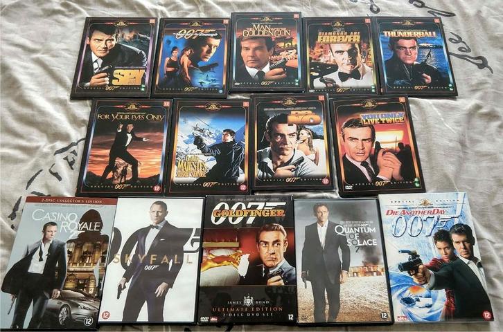 James Bond DVD 's CD LP VHS-video, Cd's en Dvd's, Dvd's | Actie, Zo goed als nieuw, Alle leeftijden, Ophalen