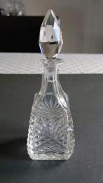 Parfumflesje, flacon, oud onbeschadigd, kristalglas geslepen, Antiek en Kunst, Ophalen of Verzenden