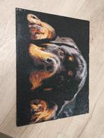 Diamond painting schilderij, Minder dan 50 cm, Gebruikt, Ophalen of Verzenden, Schilderij