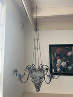 Vintage Metalen Kroonluchter, Ophalen, Gebruikt, Metaal, 75 cm of meer