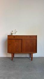 VINTAGE | SIDEBOARD | KASTJE | DEENS | TEAK, Huis en Inrichting, Kasten | Dressoirs, Ophalen, Gebruikt, 50 tot 100 cm, Deens vintage