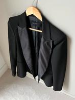 Zara oversized blazer zwart smoking revers maat L, Ophalen of Verzenden, Zo goed als nieuw, Zwart
