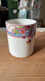 Gien MILLEFLEURS beker, Huis en Inrichting, Ophalen of Verzenden, Zo goed als nieuw, Overige stijlen, Kop(pen) en/of Schotel(s)