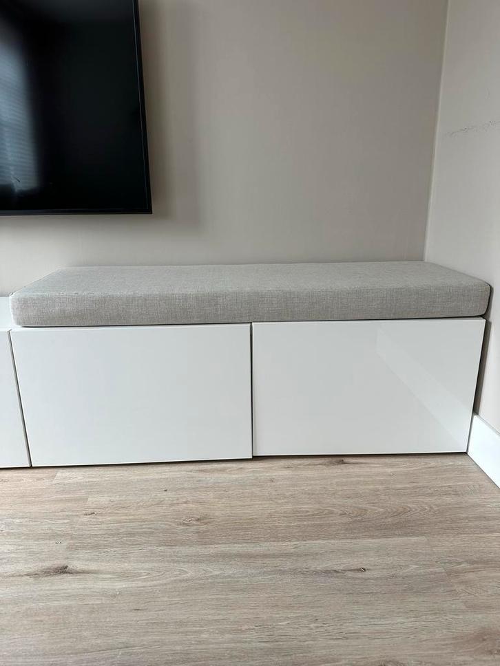 Zitkussen voor Besta TV meubel van Nofruit, Huis en Inrichting, Woonaccessoires | Kussens, Zo goed als nieuw, Ophalen