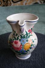 Antieke mooie kruik, afbeelding van bloemen, Ophalen of Verzenden
