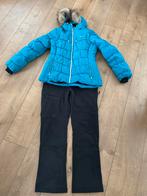 Dames skikleding set blauw/zwart maat 42, Kleding | Dames, Wintersportkleding, Ophalen of Verzenden, Zo goed als nieuw, Maat 42/44 (L)