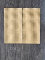 2 lego tan beige western bouwplaten grondplaten 16x32, Ophalen of Verzenden, Gebruikt, Complete set, Lego