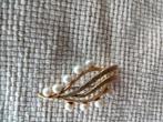 Antieke broche met parels, Ophalen of Verzenden, Overige materialen, Broche