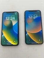 IPHONE X ZWART VAN 64 GB 2 X, Telecommunicatie, Mobiele telefoons | Apple iPhone, Zwart, Zo goed als nieuw, 64 GB, 84 %