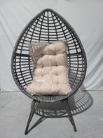 Rotan fauteuil in druppelvorm., Tuin en Terras, Tuinstoelen, Nieuw, Rotan, Ophalen