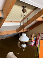 Oude olielamp met lont, Huis en Inrichting, Lampen | Hanglampen, Ophalen, Zo goed als nieuw, Minder dan 50 cm