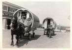Paarden met woonwagens jaren 60-70, 1960 tot 1980, Verzenden, Foto, Zo goed als nieuw