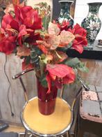 Kunstbloemen met vaas prijs 10.00, Ophalen of Verzenden