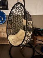 Hangstoel Swing met Standaard, Ophalen, Zo goed als nieuw, Zwart, Metaal
