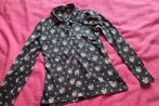 Tante Betsy Bloemen Blouse - Maat S, Tante Betsy, Zwart, Ophalen of Verzenden, Zo goed als nieuw