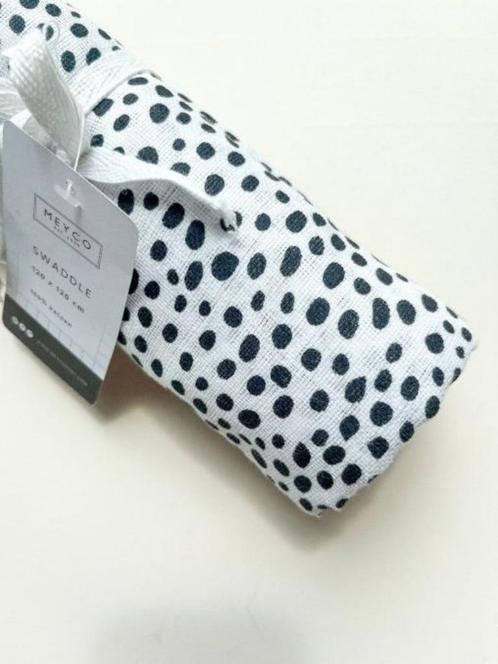 nieuw: Meyco hydrofiele doek / swaddle 120x120 cm dots, Kinderen en Baby's, Badjes en Verzorging, Nieuw, Overige typen, Overige merken