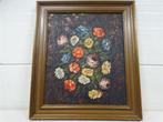 A5252 Mooie Klassie sil leven met bloemen, Antiek en Kunst, Ophalen of Verzenden
