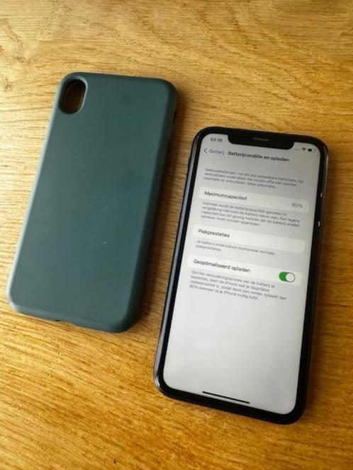 iPhone XR 64 GB – Zwart, Telecommunicatie, Mobiele telefoons | Apple iPhone, Gebruikt, 64 GB, Zonder abonnement, Zonder simlock