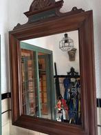 Antieke Spiegel met Houten Frame, Ophalen, Gebruikt, 100 tot 150 cm, 75 tot 100 cm