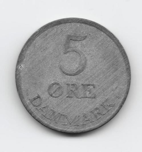 Denemarken 5 øre 1957  KM# 843.2, Postzegels en Munten, Munten | Europa | Niet-Euromunten, Losse munt, Overige landen, Verzenden