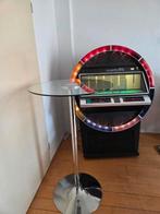 Glazen bijzet tafel bar planten mancave bar decoratie tafel, Ophalen, Rond, 60 cm of meer, Glas
