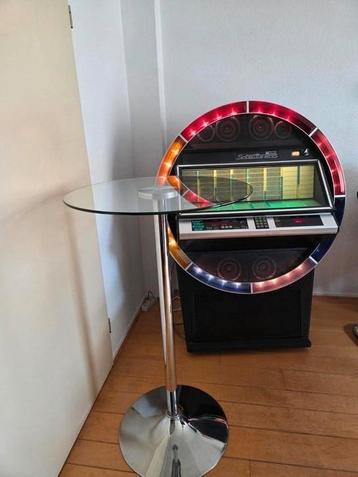 Glazen bijzet tafel bar planten mancave bar decoratie tafel beschikbaar voor biedingen