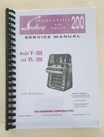 Service Manual Seeburg V200, Verzamelen, Seeburg, Ophalen of Verzenden, Zo goed als nieuw, 1950 tot 1960