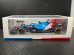 Alpine A521 Fernando Alonso GP Bahrain 2021 Spark 1:43, Ophalen of Verzenden, Zo goed als nieuw, Formule 1