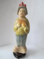 Oud Chinees, Terracotta dikke dame met panfluit, Ophalen of Verzenden