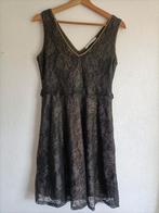 Jurk zwart goud kant Lola & Liza 38, Kleding | Dames, Zwart, Gedragen, Boven de knie, Lola Liza