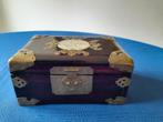 Chinese houten sieraden kist - jaren '60 - met slot, Tweedehands, Tweedehands, Bruin, Tweedehands