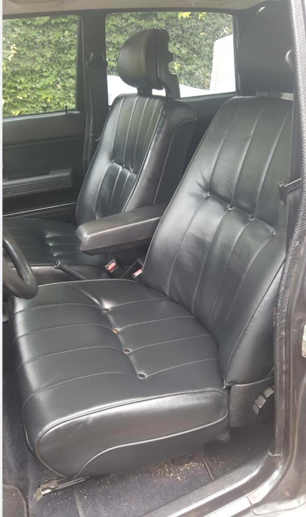 Volvo 240 244 245  lederen leer hoofdsteun kussens, Auto-onderdelen, Interieur en Bekleding, Volvo, Ophalen of Verzenden