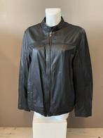 Soepel dun leren jas maat L, Maat 38/40 (M), Douwenmaat 8-3 Meppel, Info@again.nu, Zwart