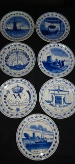 Delfts Blauwe Herdenkingsborden WOI porfeleyne fles, Antiek en Kunst, Antiek | Wandborden en Tegels, Ophalen of Verzenden