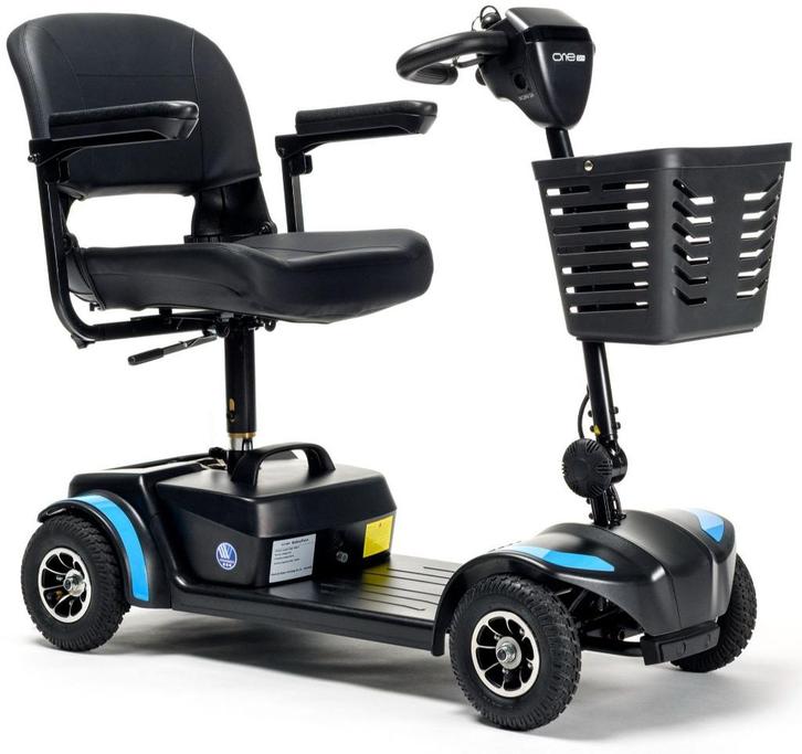 Opvouwbare Vierwiel Scootmobiel | One Air+ Spring | Lithium, Diversen, Brommobielen en Scootmobielen, Nieuw, Vermeiren, 26 t/m 35 km