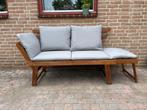 Sevilla relaxbank van acaciahout met kussens., Ophalen, Nieuw, Hout
