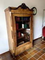 antieke vitrinekast met kroon, Antiek en Kunst, Antiek | Meubels | Kasten, Ophalen