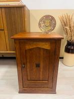 Prachtig Antiek Houten Kastje Nachtkastje Bijzettafel, Ophalen of Verzenden