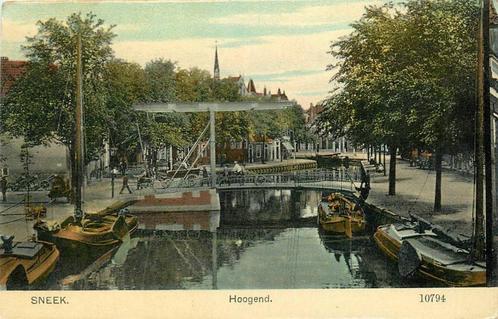 (388-157-057) Sneek Hoogend, Verzamelen, Ansichtkaarten | Nederland, Friesland, Verzenden