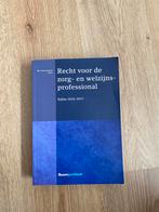 Recht voor Zorg- en Welzijnsprofessional, Boeken, Studieboeken en Cursussen, Ophalen of Verzenden, Alpha, Gelezen, HBO