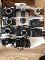 Analoge Camera Collectie: Nikon, Yashica, Pentax & Meer, Ophalen of Verzenden, Gebruikt, Spiegelreflex, Nikon